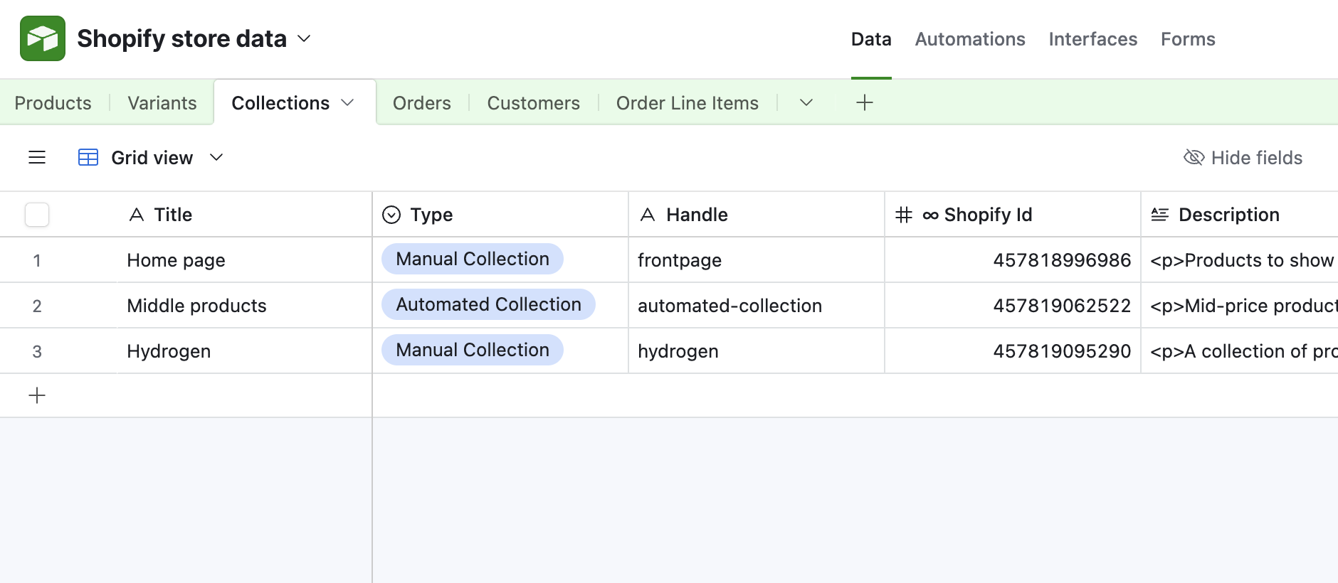 Sync Collections screenshot